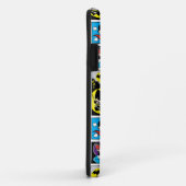 チビ(小さくかわいく書いた感じ)ジャスティスリーグコンパイルパターン Case-Mate iPhoneケース (裏面/右)