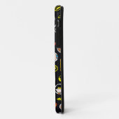 チビ（小さくかわいく書いた感じ）ジャスティスリーグヒーローとロゴパターン Case-Mate iPhoneケース (裏面/左)