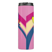 チビ（小さくかわいく書いた感じ）ジャスティスリーグレインボー タンブラー (裏面)