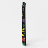 チビ（小さくかわいく書いた感じ）ジャスティスリーグロゴパターン Case-Mate iPhoneケース (裏面/左)