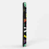 チビ（小さくかわいく書いた感じ）ジャスティスリーグロゴパターン Case-Mate iPhoneケース (裏面/右)