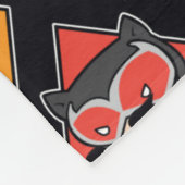 チビ(小さくかわいく書いた感じ)ジャスティスリーグ悪役パターン フリースブランケット (角)