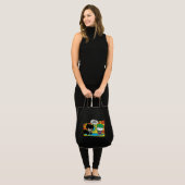 チビ(小さくかわいく書いた感じ)ジョカープランキングチビ(小さくかわいく書いた感じ)バットマン トートバッグ (正面(モデル))