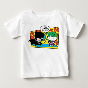 チビ(小さくかわいく書いた感じ)ジョカープランキングチビ(小さくかわいく書いた感じ)バットマン ベビーTシャツ