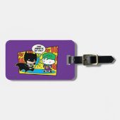 チビ（小さくかわいく書いた感じ）ジョカープランキングチビ（小さくかわいく書いた感じ）バットマン ラゲッジタグ (正面横)