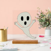 チビ（小さくかわいく書いた感じ）スタイル幽霊 アクリルサイン (ウェディング)