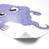 チビ（小さくかわいく書いた感じ）スタイル幽霊 フォトプリント            (角)