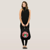 チビ(小さくかわいく書いた感じ)ストップのジョーカー トートバッグ (正面(モデル))