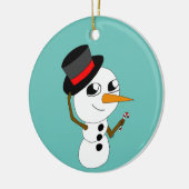 チビ(小さくかわいく書いた感じ)スモウマンセラミックオーナメント セラミックオーナメント (左)