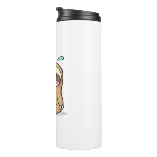 チビ（小さくかわいく書いた感じ）スロおもしろいストレーニングかわいいかわいいズジムカートゥーン タンブラー (回転右)