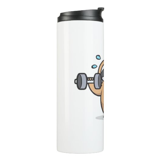 チビ（小さくかわいく書いた感じ）スロッスジムフェイル – かわいいかわいいおもしろいトレーニングA タンブラー (回転左)