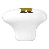 チビ（小さくかわいく書いた感じ） セラミックノブ (側面)