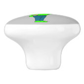 チビ（小さくかわいく書いた感じ） セラミックノブ (側面)