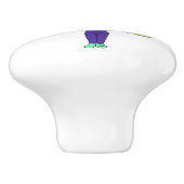 チビ（小さくかわいく書いた感じ） セラミックノブ (側面)