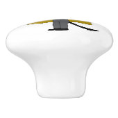 チビ（小さくかわいく書いた感じ） セラミックノブ (側面)