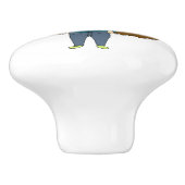 チビ（小さくかわいく書いた感じ） セラミックノブ (側面)