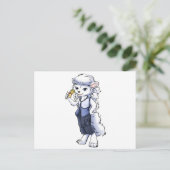 チビ(小さくかわいく書いた感じ)セリナ ポストカード (スタンド正面)