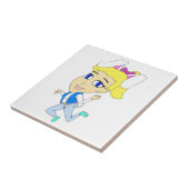 チビ(小さくかわいく書いた感じ) タイル (側面)