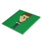 チビ（小さくかわいく書いた感じ） タイル (側面)