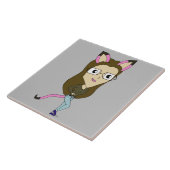 チビ(小さくかわいく書いた感じ) タイル (側面)