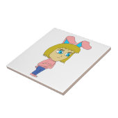 チビ（小さくかわいく書いた感じ） タイル (側面)