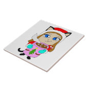 チビ(小さくかわいく書いた感じ) タイル (側面)