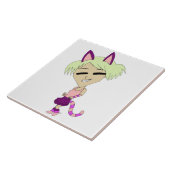チビ（小さくかわいく書いた感じ） タイル (側面)