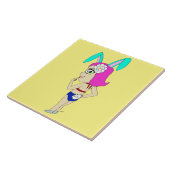 チビ（小さくかわいく書いた感じ） タイル (側面)
