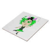 チビ（小さくかわいく書いた感じ） タイル (側面)