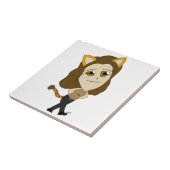 チビ(小さくかわいく書いた感じ) タイル (側面)