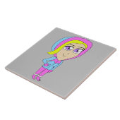 チビ(小さくかわいく書いた感じ) タイル (側面)