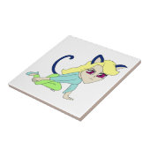 チビ（小さくかわいく書いた感じ） タイル (側面)