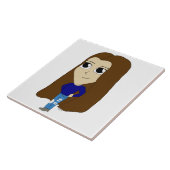 チビ（小さくかわいく書いた感じ） タイル (側面)