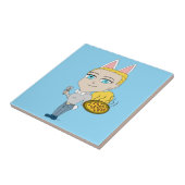 チビ（小さくかわいく書いた感じ） タイル (側面)