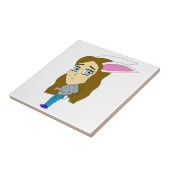 チビ(小さくかわいく書いた感じ) タイル (側面)