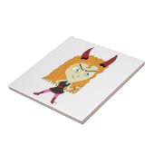 チビ（小さくかわいく書いた感じ） タイル (側面)