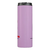 チビ(小さくかわいく書いた感じ)ダイヤモンドを盗むキャットウーマン タンブラー (裏面)