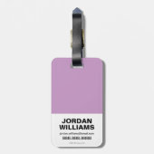 チビ（小さくかわいく書いた感じ）ダイヤモンドを盗むキャットウーマン ラゲッジタグ (裏面縦)