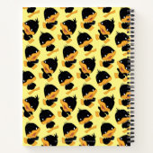 チビ（小さくかわいく書いた感じ）ダフィー鴨™ ノートブック (裏面)