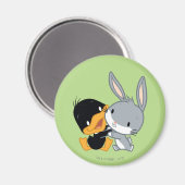 チビ(小さくかわいく書いた感じ)ダフィーDUCK™ & BUGS BUNNY™ マグネット (正面/裏面)