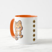 チビ(小さくかわいく書いた感じ)チータアライテ マグカップ (正面左)