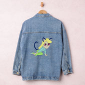 チビ（小さくかわいく書いた感じ） デニムジャケット (ハンガー)