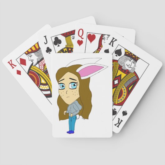 チビ（小さくかわいく書いた感じ） トランプ (裏面)