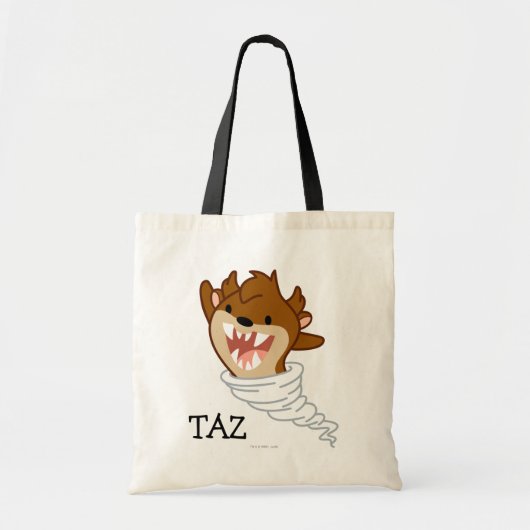 チビ(小さくかわいく書いた感じ)トルナドTAZ™ トートバッグ (正面)