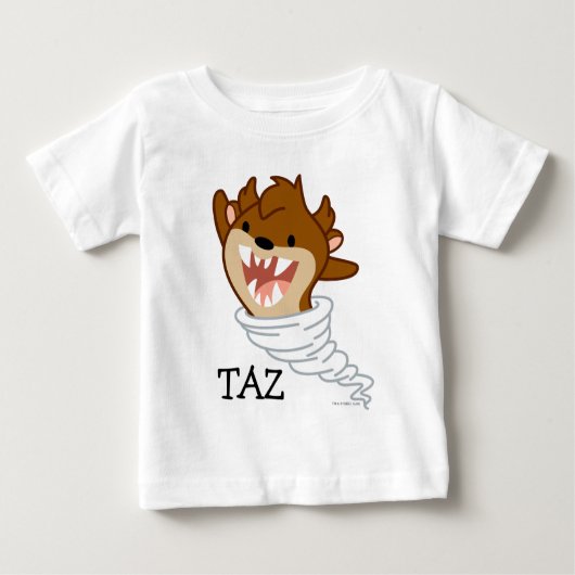 チビ（小さくかわいく書いた感じ）トルナドTAZ™ ベビーTシャツ (正面)