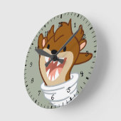 チビ(小さくかわいく書いた感じ)トルナドTAZ™ ラウンド壁時計 (傾斜)