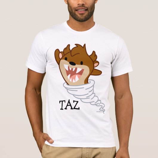 チビ(小さくかわいく書いた感じ)トルナドTAZ™ Tシャツ (正面)
