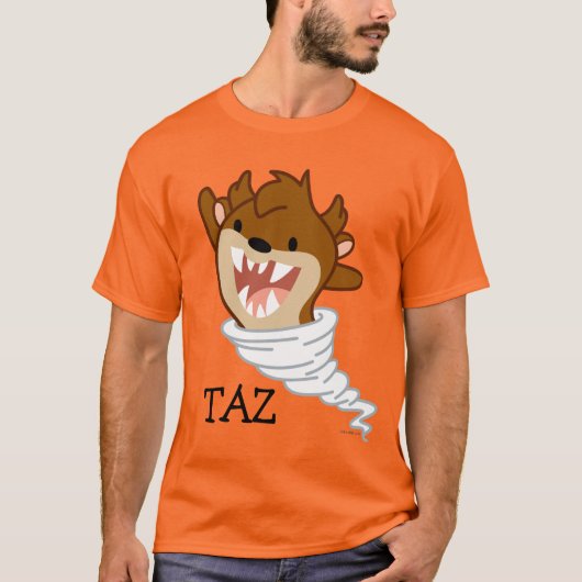 チビ(小さくかわいく書いた感じ)トルナドTAZ™ Tシャツ (正面)