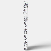 チビ（小さくかわいく書いた感じ）ハスキーパタン – 漫画の犬のスタイル Case-Mate iPhoneケース (裏面 / 左)