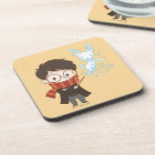 チビ(小さくかわいく書いた感じ)ハリーポッター™パトロナス コースター (左側)